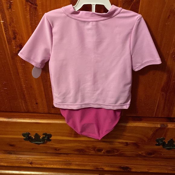 BRAND NEW 2 PIECE BABY SWIMSUIT SIZE 24 MONTHS! NWT! SMOKE FREE HOME! - Picture 2 of 4